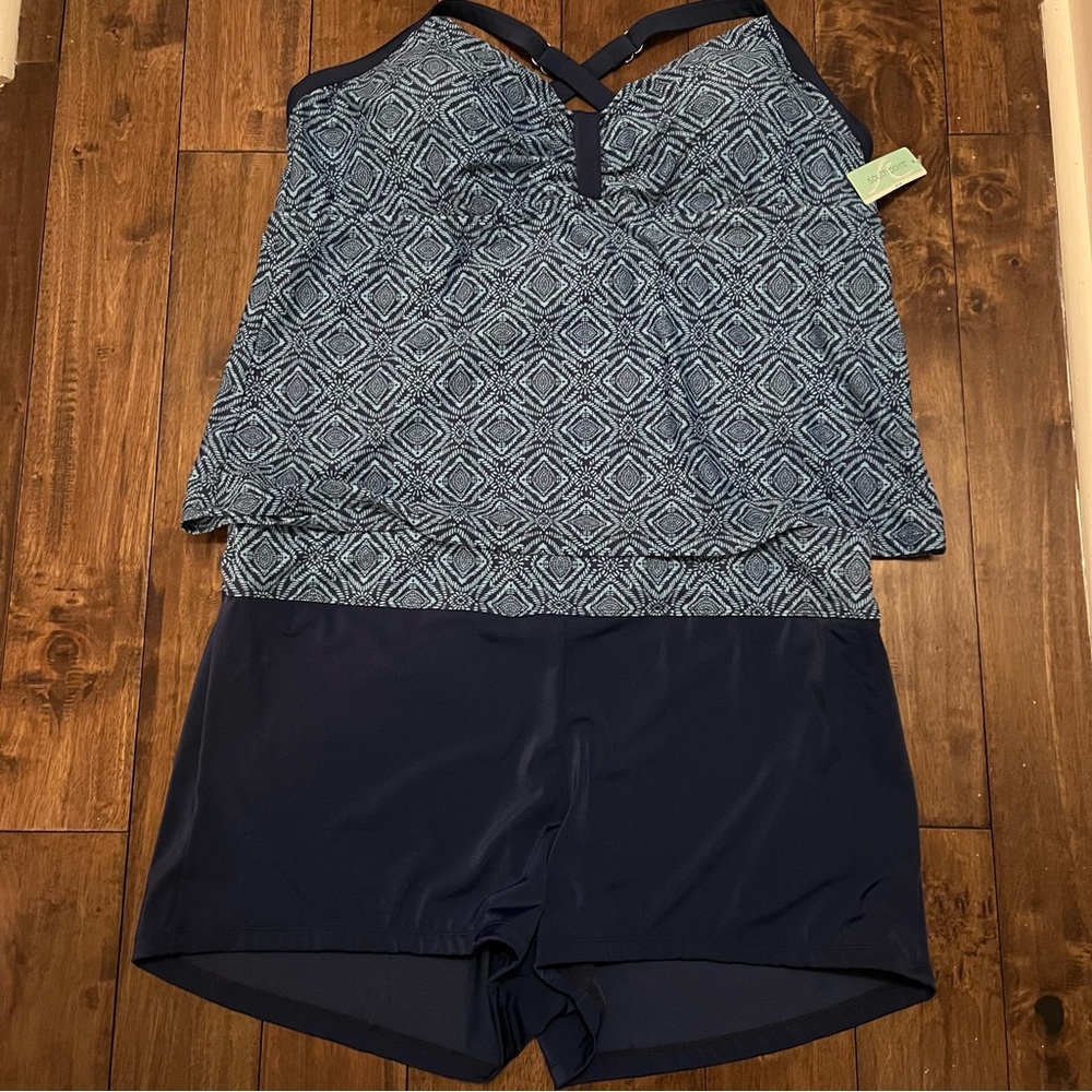South Point women’s 24W Two Piece swimsuit NWT